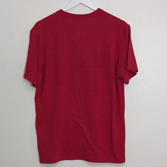 Pink Dinosaur Boutique Women's Small Red Gold Foil Kansas City T-shirt - Picture 6 of 6